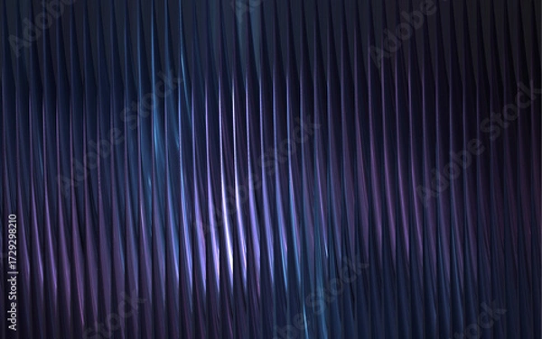 Obraz Dark Abstract Gradient Background with Blue and Purple Wavy Lines | Modern Digital Texture Wallpaper.
