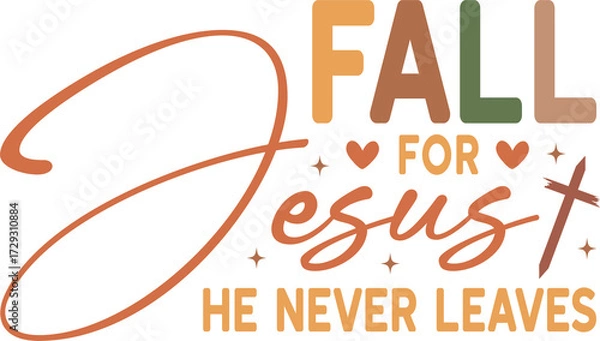Fototapeta Fall For Jesus He Never Leaves Svg, Fall For Jesus He Never Leaves Png, Christian Svg, Faith Svg, Fall For Jesus Svg, He Never Leaves Png, he never leaves png, fall for jesus png, floral wreath svg, h