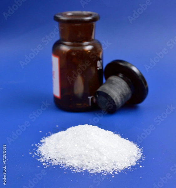Fototapeta Sodium cyclamate is an artificial sweetener on grey background