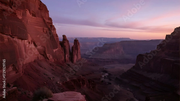 Fototapeta Canyon at twilight