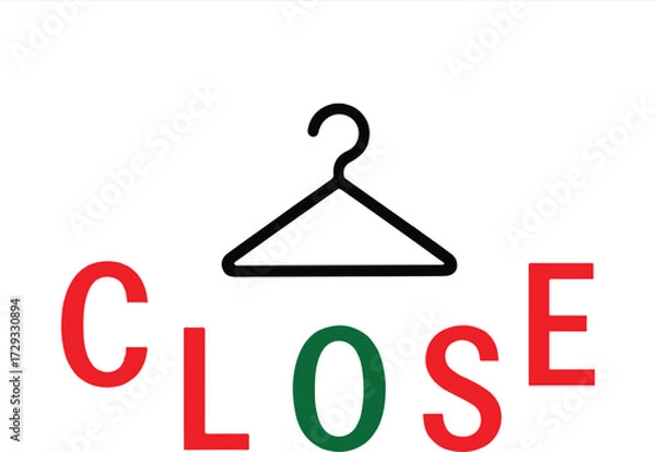 Obraz Close card for shop