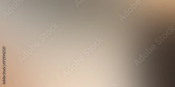 Fototapeta A softly blended abstract background featuring a subtle gradient from light beige to a muted taupe with hints of grey and brown.