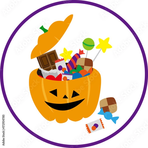 Fototapeta ハロウィン　お菓子