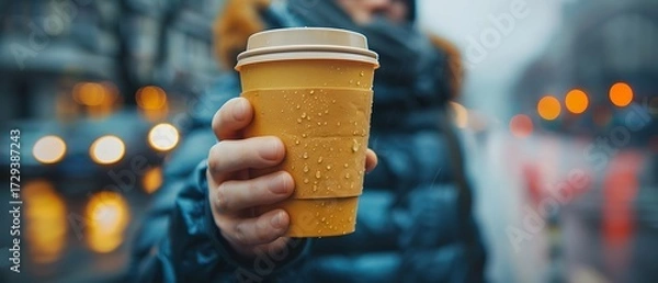 Obraz Rainy Day Coffee.