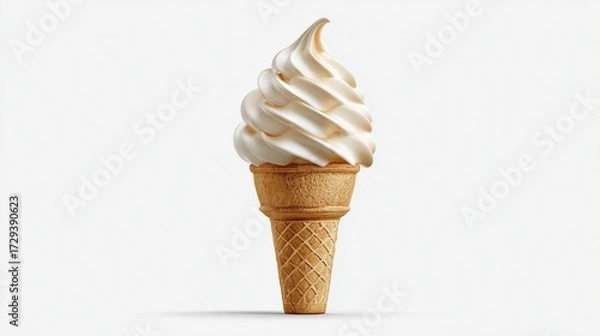 Obraz Classic soft serve ice cream cone