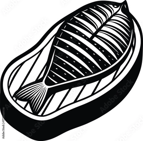 Fototapeta Elegant abstract swirls flowing serpentine shape dynamic movement artistic design isolated on transparent background