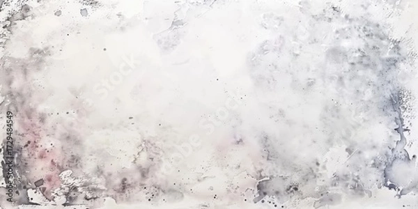 Fototapeta Watercolor Paper Texture Empty Blank Background