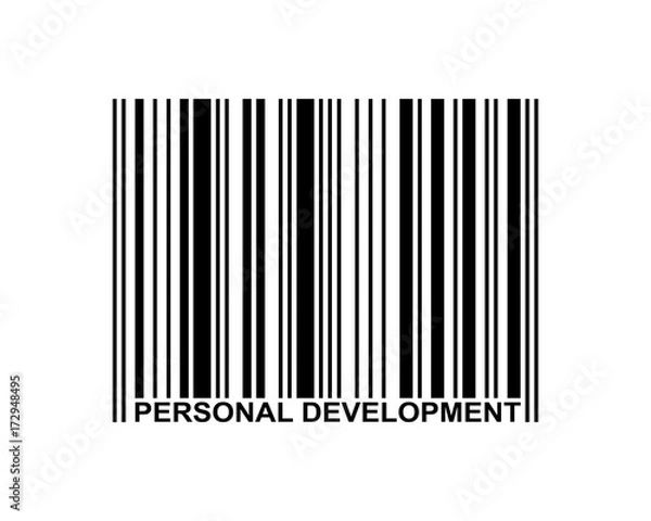 Fototapeta Personal Development Barcode