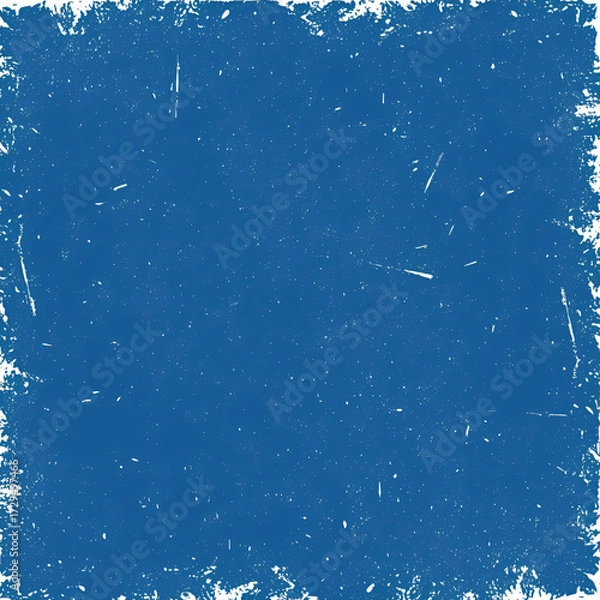 Fototapeta  Abstract composition with layered blue paint