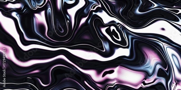 Fototapeta Liquid Pattern dark duo Colors Abstract Fluid Blend Gradient Motion Swirl