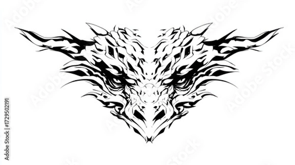 Obraz Dragon head design