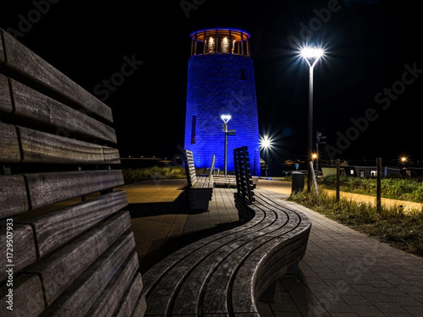 Fototapeta Der Weg zum Turm auf Fehmarn