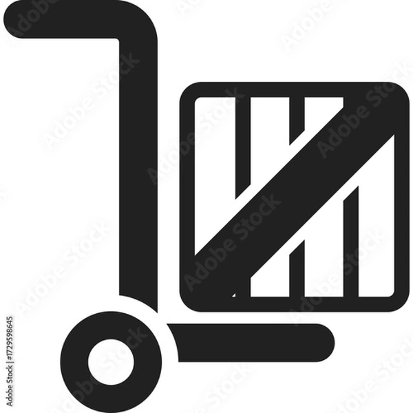 Fototapeta Package Warning Label Tag	