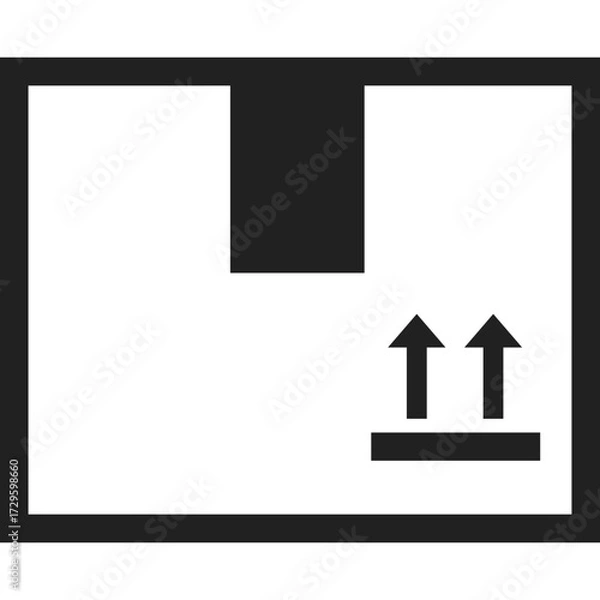 Fototapeta Package Warning Label Tag	