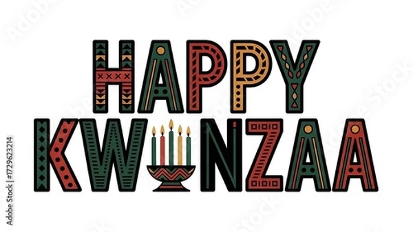 Fototapeta Hanukkah greeting card design centered around a stylized, glowing menorah with eight candles radiating warm light banner created with generative ai