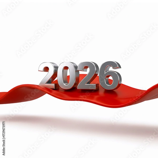 Obraz New Year 2026 Celebration Design, 2026 Banner