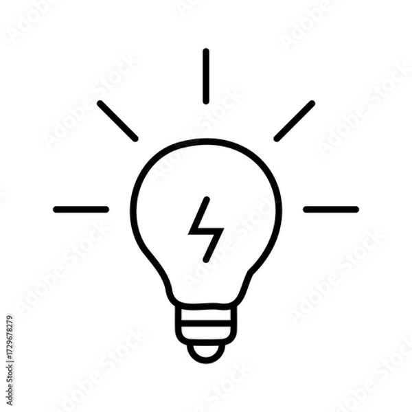 Fototapeta Green Energy Icon Set Renewable Power Sources Illustration icon