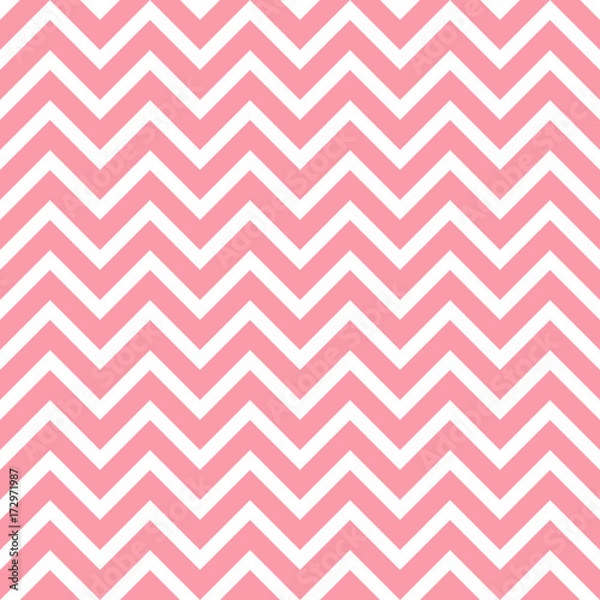 Fototapeta Seamless vector pattern with zigzag