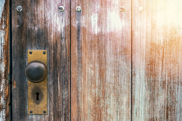 Obraz 古い木製のドア
