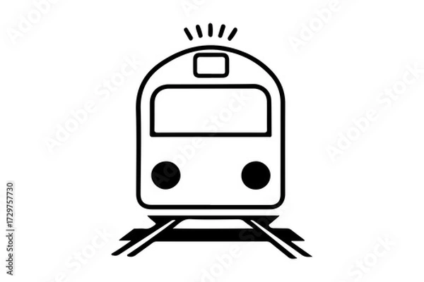 Obraz Train Vector Icons