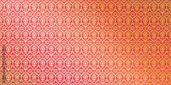 Fototapeta seamless pattern with red and white stripes