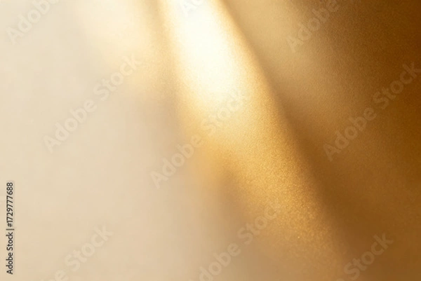 Fototapeta Abstract golden light gradient with soft focus and warm tones
