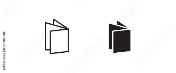 Fototapeta Book icon Education icons button, vector, sign, symbol, logo, illustration, editable stroke and flat design style isolaated on white linear pictogram