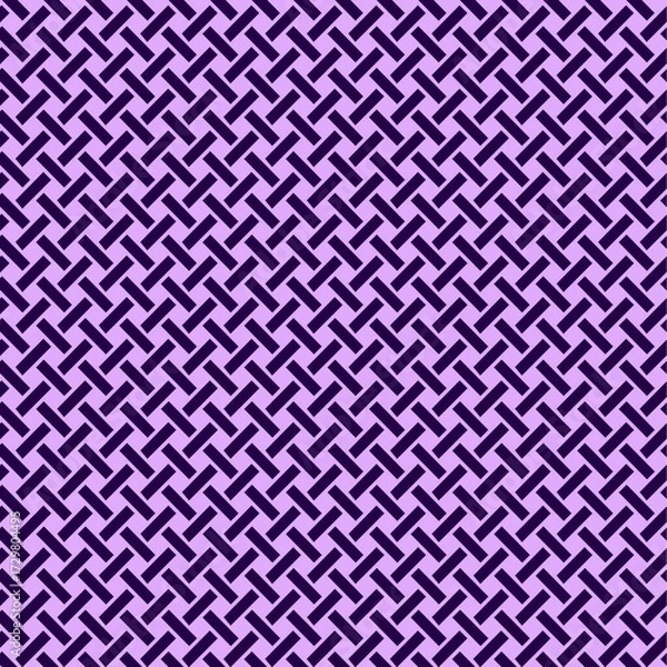 Obraz Purple abstract geometric woven pattern background