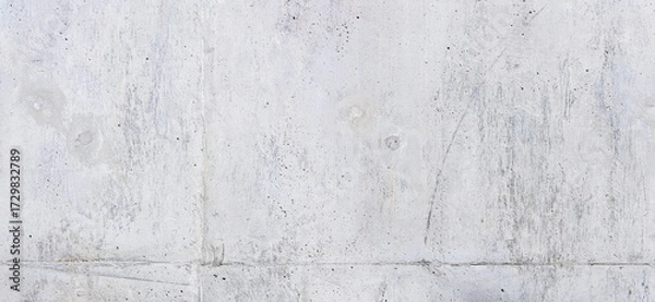 Fototapeta gray concrete wall textured background. high-detailed panoramic pattern.