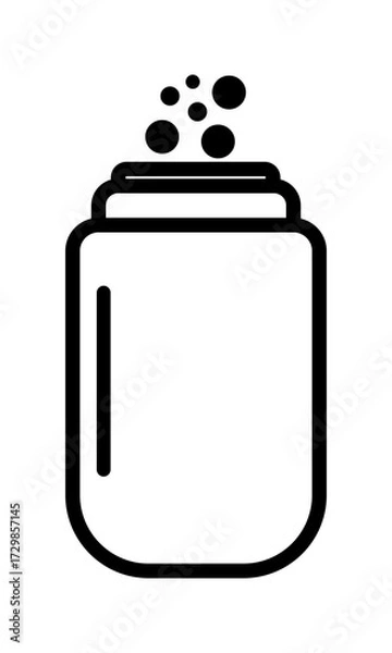 Obraz icon of a dangerous poison potion jar, for the Halloween event