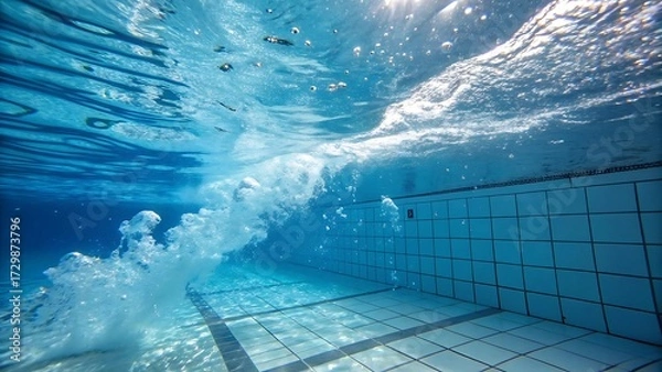 Obraz swimming pool with water