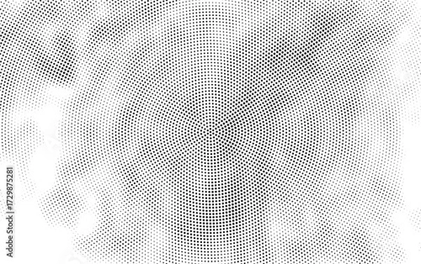 Fototapeta A closeup of a silver metal texture with a grunge pattern makes a dots textured backdrop