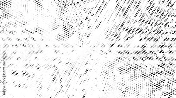 Fototapeta black and white halftone texture background, , abstract grunge dots background, Abstract grunge background vector illustration of dirty wall texture with liquid drops and paint