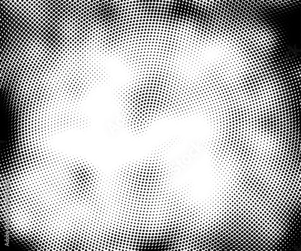 Fototapeta abstract background with dots, halftone dots background, black and white abstract grunge dot background, 