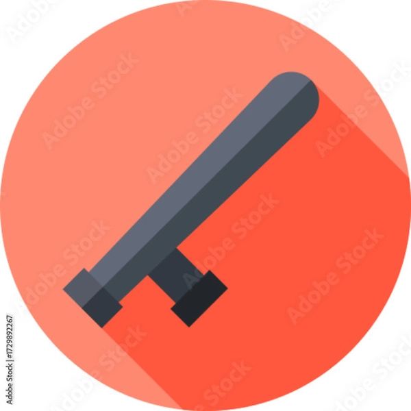 Fototapeta Baton Icon