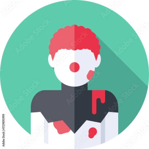 Obraz Clown Face Icon