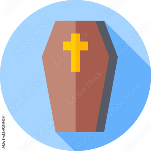 Obraz Coffin Funeral Icon
