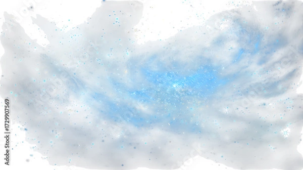 Fototapeta Galactic Starfield, isolated on transparent background