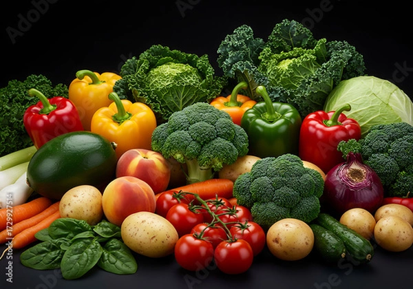 Obraz Fresh Vegetables A Vibrant and Healthy Assortment
