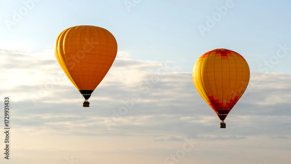 Obraz Balloons or balloons at sunset