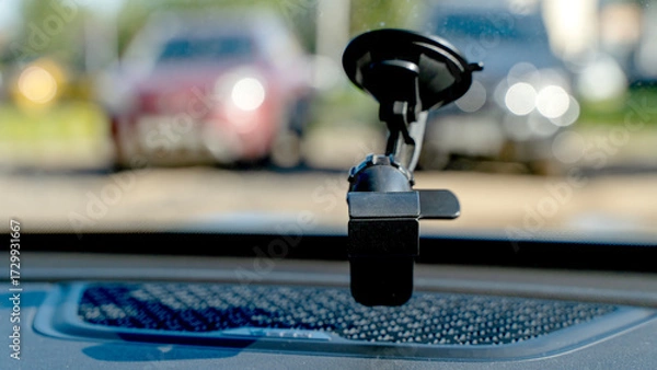 Obraz Smartphone Holder For Car On Windshield