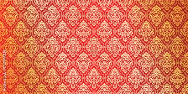 Fototapeta red seamless pattern