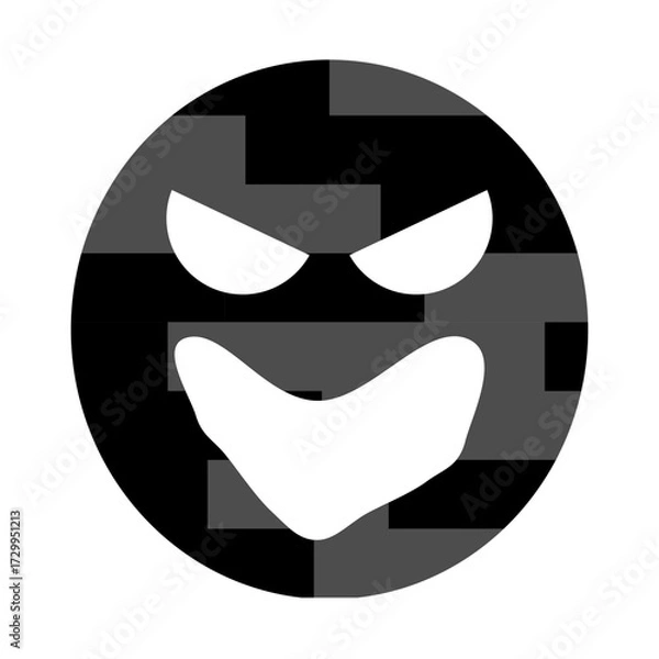Obraz mummy face icon for halloween