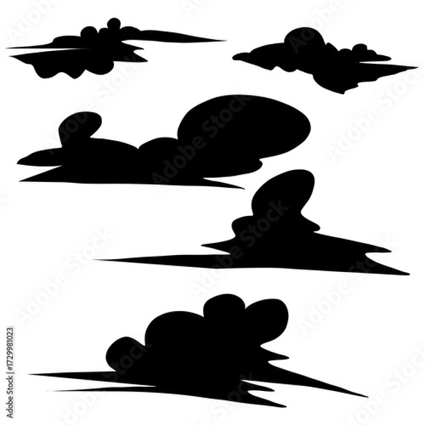 Fototapeta Abstract black background illustration for minimalist designs and compositions simplicity