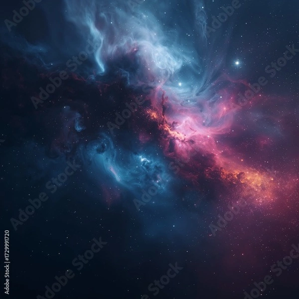 Fototapeta space background with space