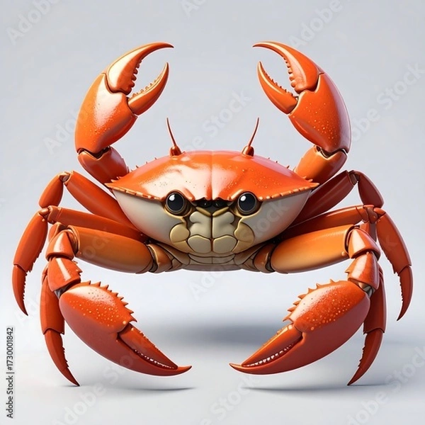 Obraz 3D rendered crab