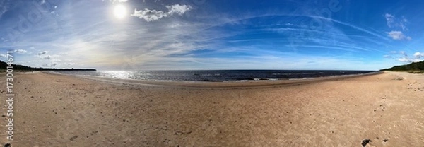 Obraz landscape with clouds