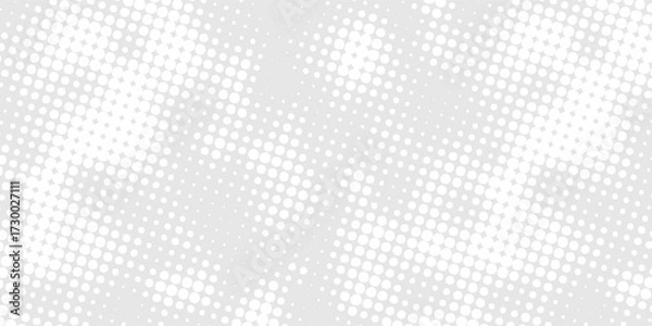Fototapeta Grunge white gray wave light technology texture background. Abstract big data digital  art
