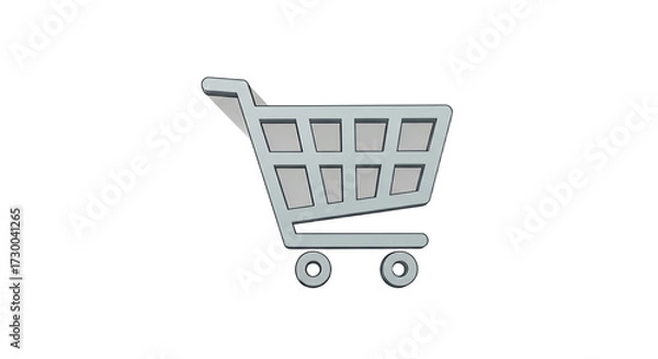 Fototapeta Shopping Cart Icon Transparent Design