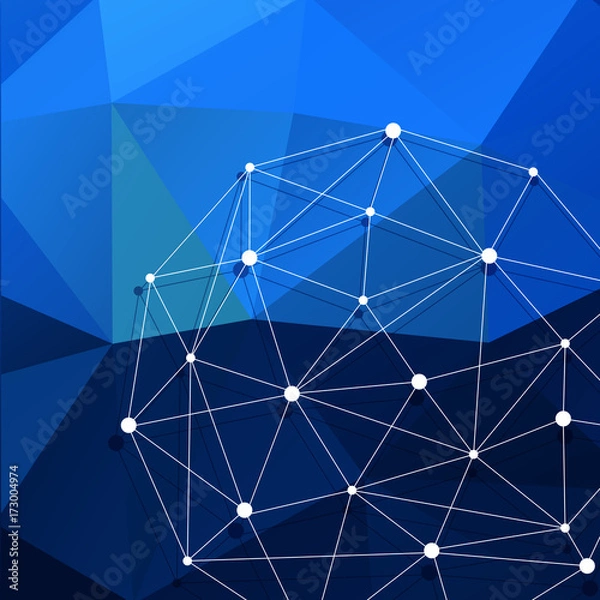 Fototapeta Abstract geometric background